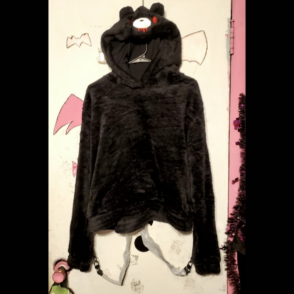 Killstar Gloomy Bear Gothic Hoodie Hot Topic Dollskill Blackcraft Cult